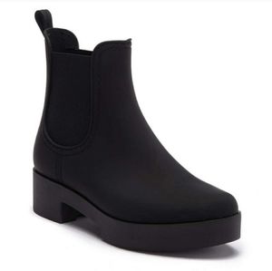 Matte Black Jeffrey Campbell Hydra Rain Boots